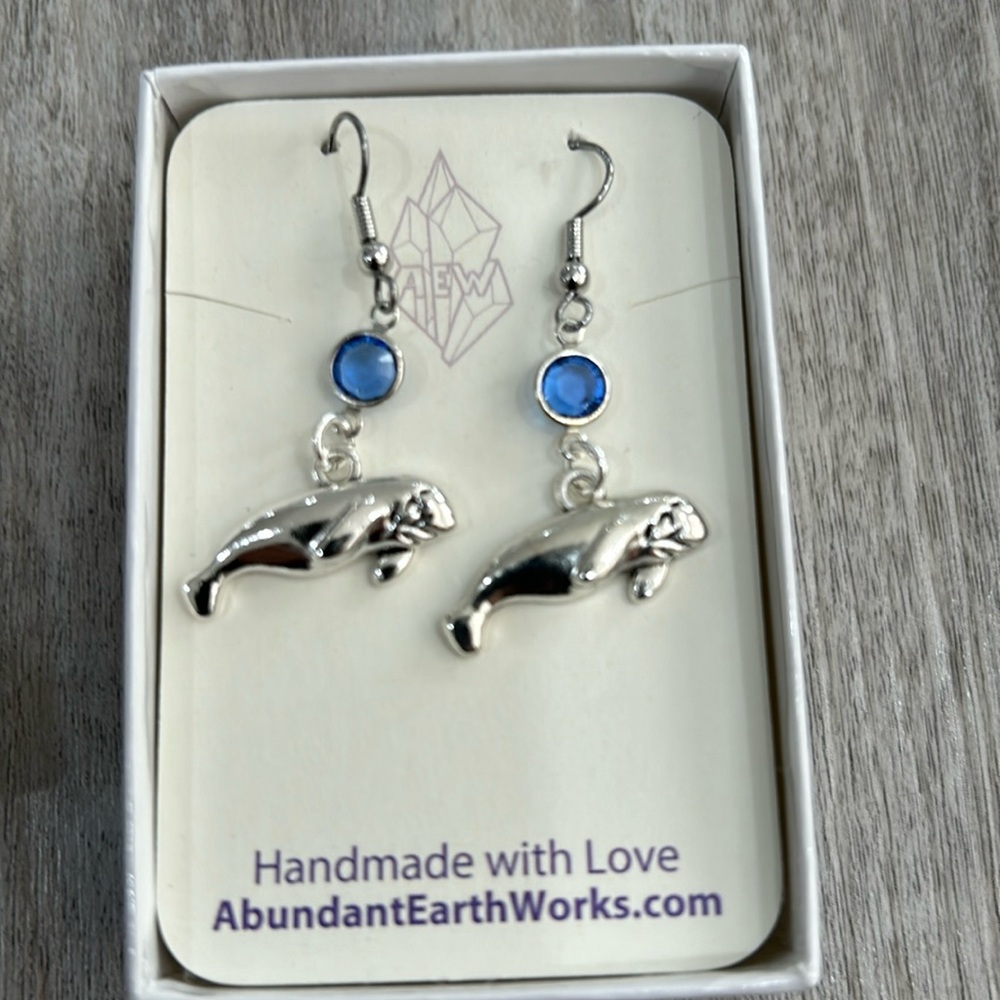Manatee Earrings
